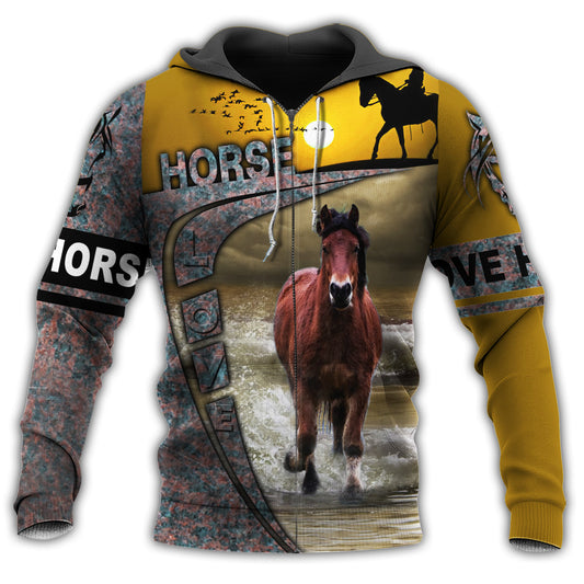 Horse Strength Inspirational Hoodie For Country Streetwear Outdoor Trips And Everyday Comfort