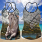 Horses Love And Life Hollow Tank Top For Fitness Activities And Relaxed Style