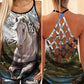 Horses Love And Life Hollow Tank Top For Fitness Activities And Relaxed Style