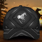 Horse Carbon Modern Equestrian Classic Cap For Travel Adventures Weekend Wear And Casual Style