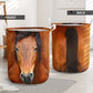 Horse Face And Butt Laundry Basket For Room Home Organizer