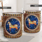 Horse Floral Diamond Royal Laundry Basket For Room Home Organizer