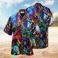 Horses Colorful Hawaiian Shirt For Coastal Adventures Outdoor Gatherings And Casual Warm Weather Wear