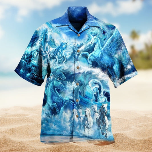 Vintage Guitar Music Hawaiian Shirt Fabric Pattern Detail For Tropical Vacations