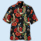 Floral Horseshoe Lucky Symbol Hawaiian Shirt For Beach Days, Summer Outings, And Thoughtful Gift Giving