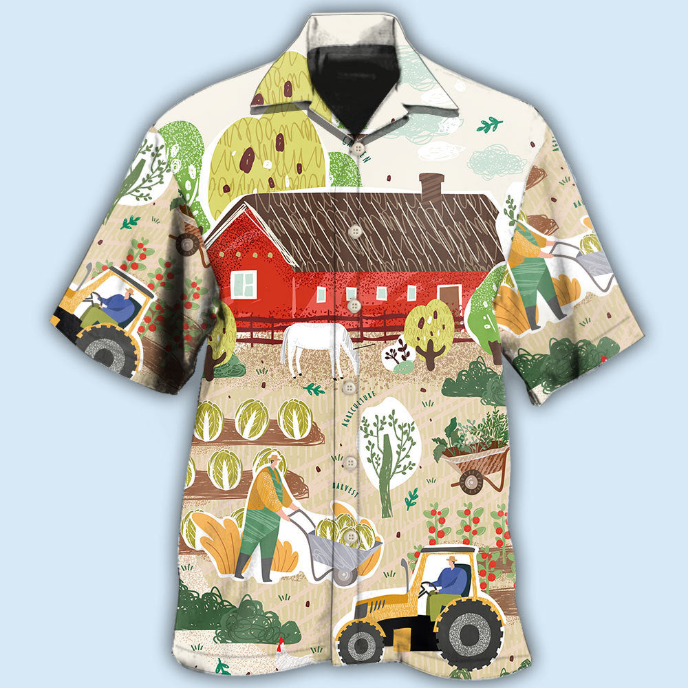 Creative Gardening Nature Hawaiian Shirt For Creative Weekends, Resort Travel, And Comfortable Summer Style