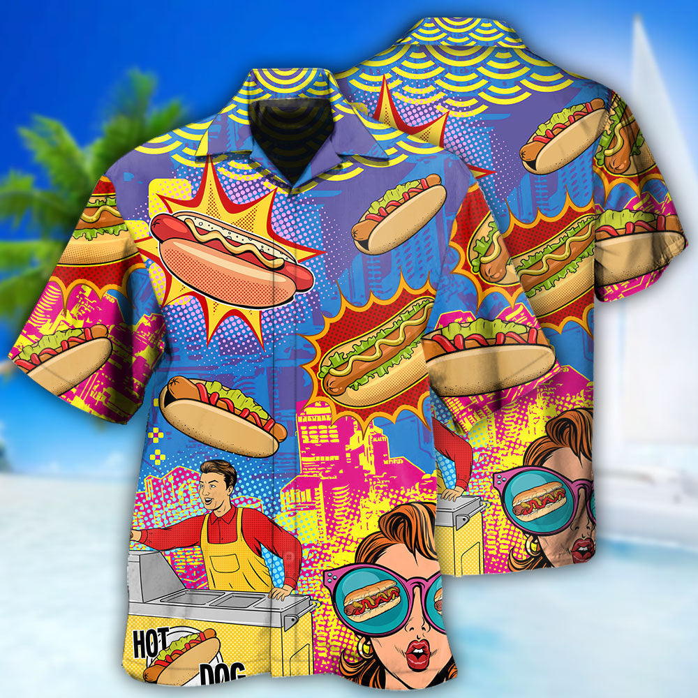 Dog Hot Pop Hawaiian Shirt For Coastal Adventures And Warm Weather Wear