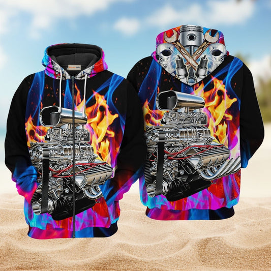 Hot Rod Hoodie For Car Lovers Outdoor Events And Thoughtful Gift Giving