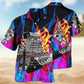 Hot Rod Hawaiian Shirt For Automotive Enthusiasts, Coastal Trips, And Casual Warm Weather Style