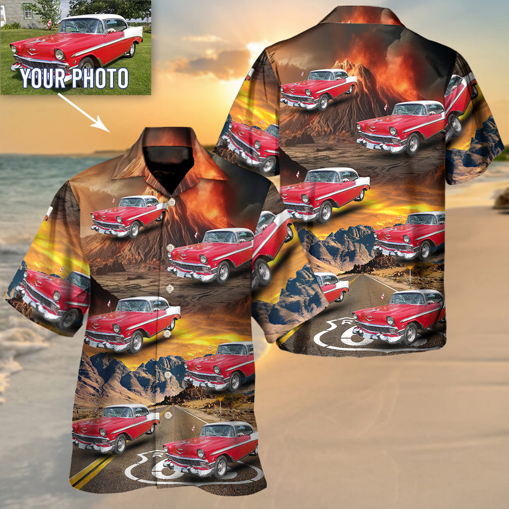 Hot Rod Various Custom Photo Hawaiian Shirt For Resort Days And Thoughtful Gifting