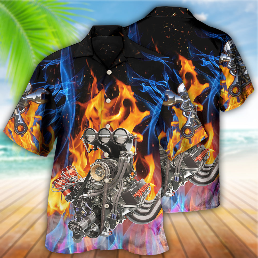 Hot Rod Ride Hawaiian Shirt Artwork View For Coastal Escapes And Resort Style