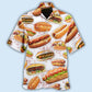 Hot Dog Food Hawaiian Shirt For Resort Trips, Coastal Parties, And Warm Weather Style