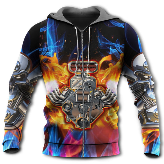 Hot Rod Fire Power Hoodie For Vehicle Enthusiasts Travel Days And Comfortable Layering