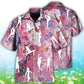 Floral Summer Hula Hoop Hawaiian Shirt For Summer Vacation, Beach Travel, And Casual Wear