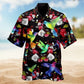 Floral Hummingbird Hawaiian Shirt For Tropical Holidays, Outdoor Gatherings, And Everyday Comfort