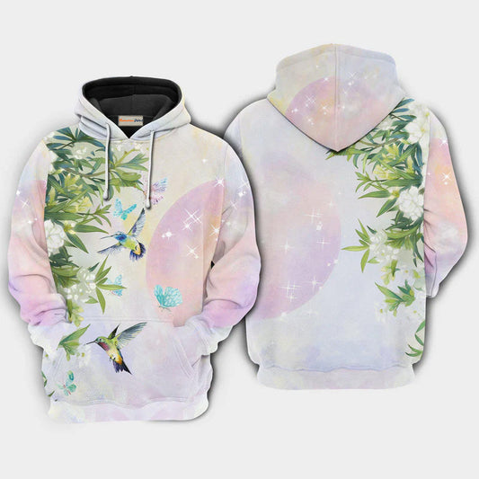 Hummingbird Flowers Sunshine Hoodie For Everyday Wear Outdoor Adventures And Comfortable Style