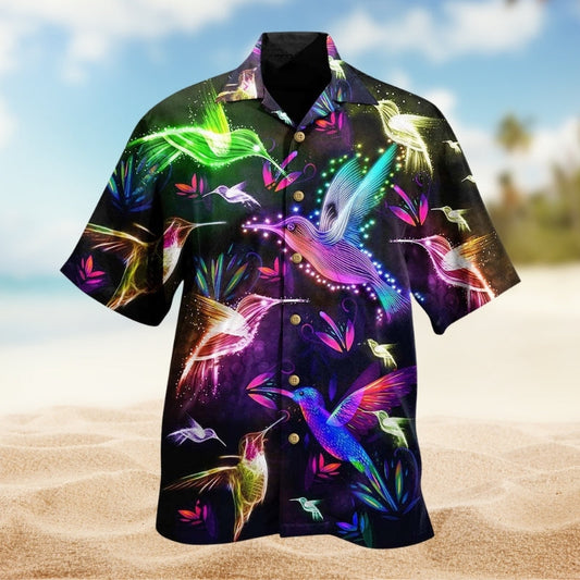 Horseback Riding Horse Hawaiian Shirt Front Pattern View For Tropical Vacations