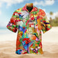 Floral Hummingbird Hawaiian Shirt For Beach Days, Summer Outings, And Thoughtful Gift Giving