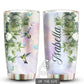 Hummingbird Loves Floral Forever Personalized 20 Oz Tumbler For Coffee Travel And Daily Drinks