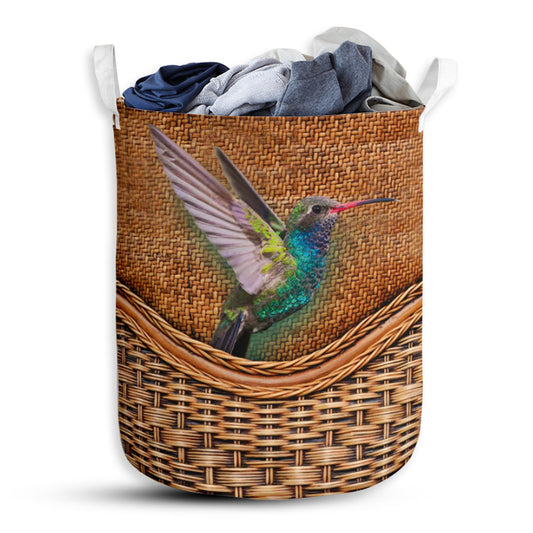 Hummingbird Love Life Laundry Basket For Bathroom Bedroom Storage