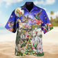 Hummingbird Blooming Magnolia Christmas Hawaiian Shirt For Resort Trips, Coastal Parties, And Warm Weather Style