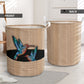 Hummingbird Rope Line Laundry Basket For Room Home Organizer