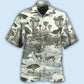 Hunting Wild Hawaiian Shirt Artwork Detail For Resort Trips And Outdoor Activities