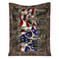 Hunting American Hunters Flannel Blanket For Cozy Bedroom Sofa Decor