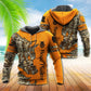 Orange Hunting Boar Legend Hoodie For Hunters Weekend Travel And Practical Everyday Style