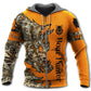 Orange Hunting Boar Legend Hoodie For Hunters Weekend Travel And Practical Everyday Style