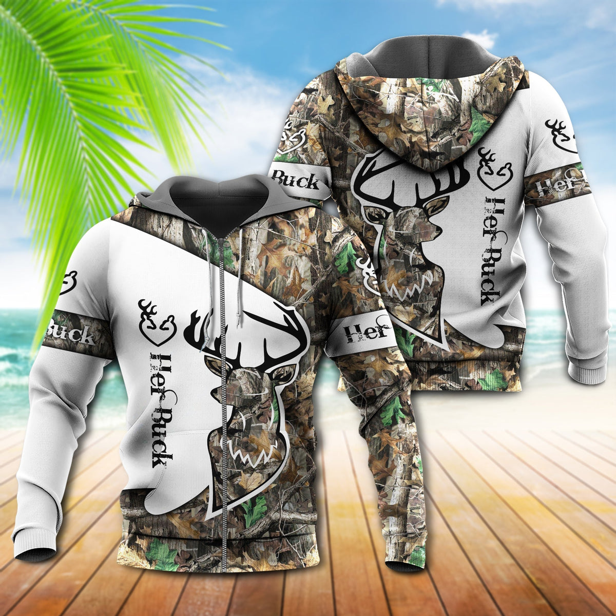 Buck Doe Hunting Hoodie For Hunters Weekend Travel And Practical Everyday Style