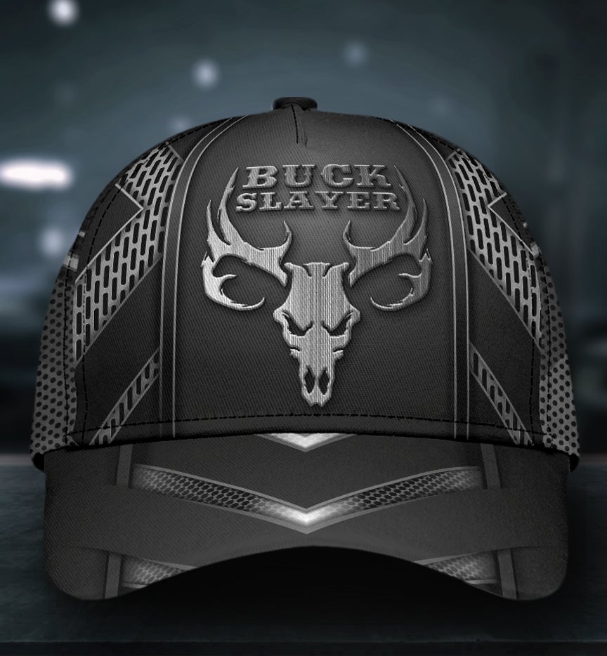 Hunting Buck Slayer Outdoor Classic Cap For Summer Vacations Parties And Outdoor Events