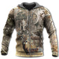 Hunting Deer Forest Adventure Hoodie For Hunting Enthusiasts Daily Wear And Weekend Adventures