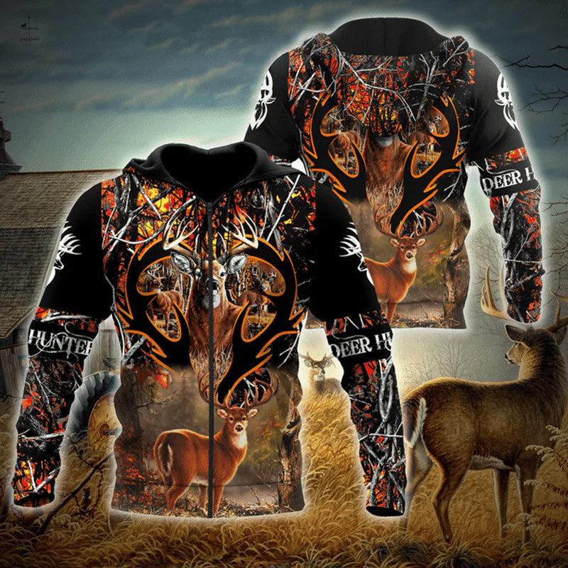 Hunting Deer Life Hoodie For Outdoor Hunting Trips Travel And Comfortable Everyday Wear