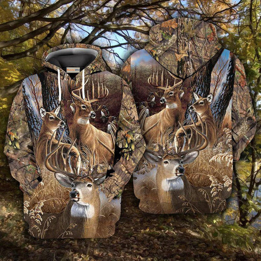 Hunting Deer Autumn Hoodie For Nature Trips Casual Streetwear And Comfortable Outfits