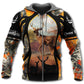 Orange Black Hunting Deer Spring Hoodie For Outdoor Events Country Style And Seasonal Gifting