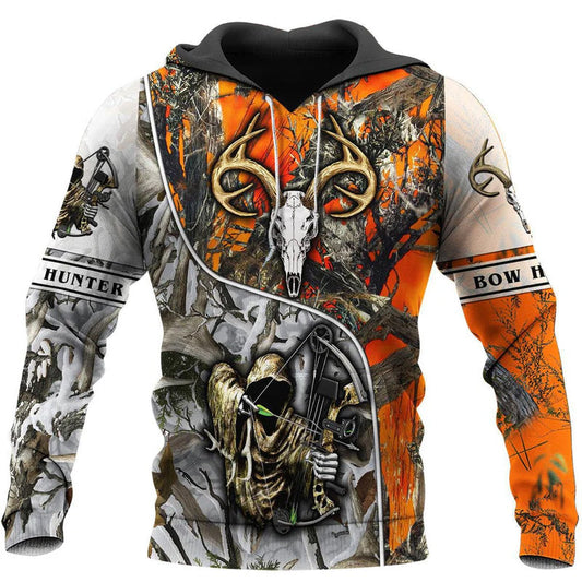 Hunting Deer Bow Hunter Hoodie For Nature Trips Casual Streetwear And Comfortable Outfits