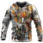 Yellow Bow Hunter Deer Hoodie For Country Lifestyle Trips And Thoughtful Outdoor Gifts