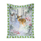 Hunting Deer Christmas Flannel Blanket For Cozy Bedroom Sofa Decor