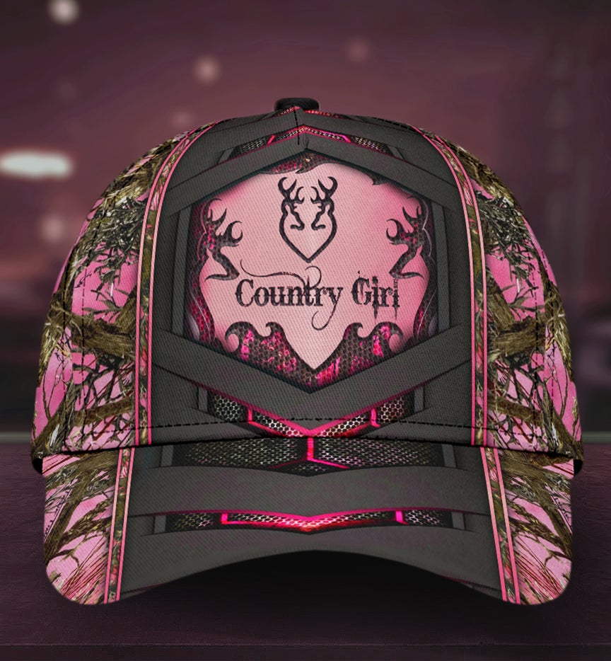 Hunting Deer Country Girl Classic Cap For Casual Events Beach Trips And Thoughtful Gifting