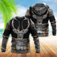 Black Gray Hunting Deer Hoodie For Outdoor Hunting Trips Travel And Comfortable Everyday Wear