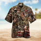 Hunting Deer Loves Forest Hawaiian Shirt For Tropical Holidays Resort Trips And Everyday Summer Style