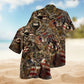 Hunting Deer Loves Forest Hawaiian Shirt For Tropical Holidays Resort Trips And Everyday Summer Style