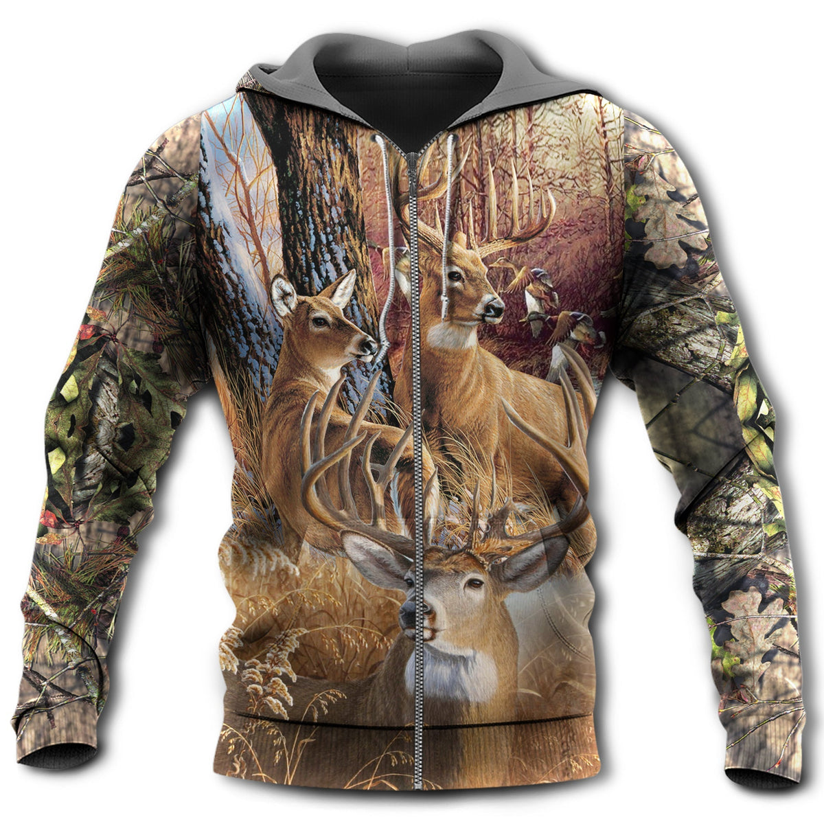 Vintage Hunting Deer Sunset Hoodie For Nature Trips Casual Streetwear And Comfortable Outfits