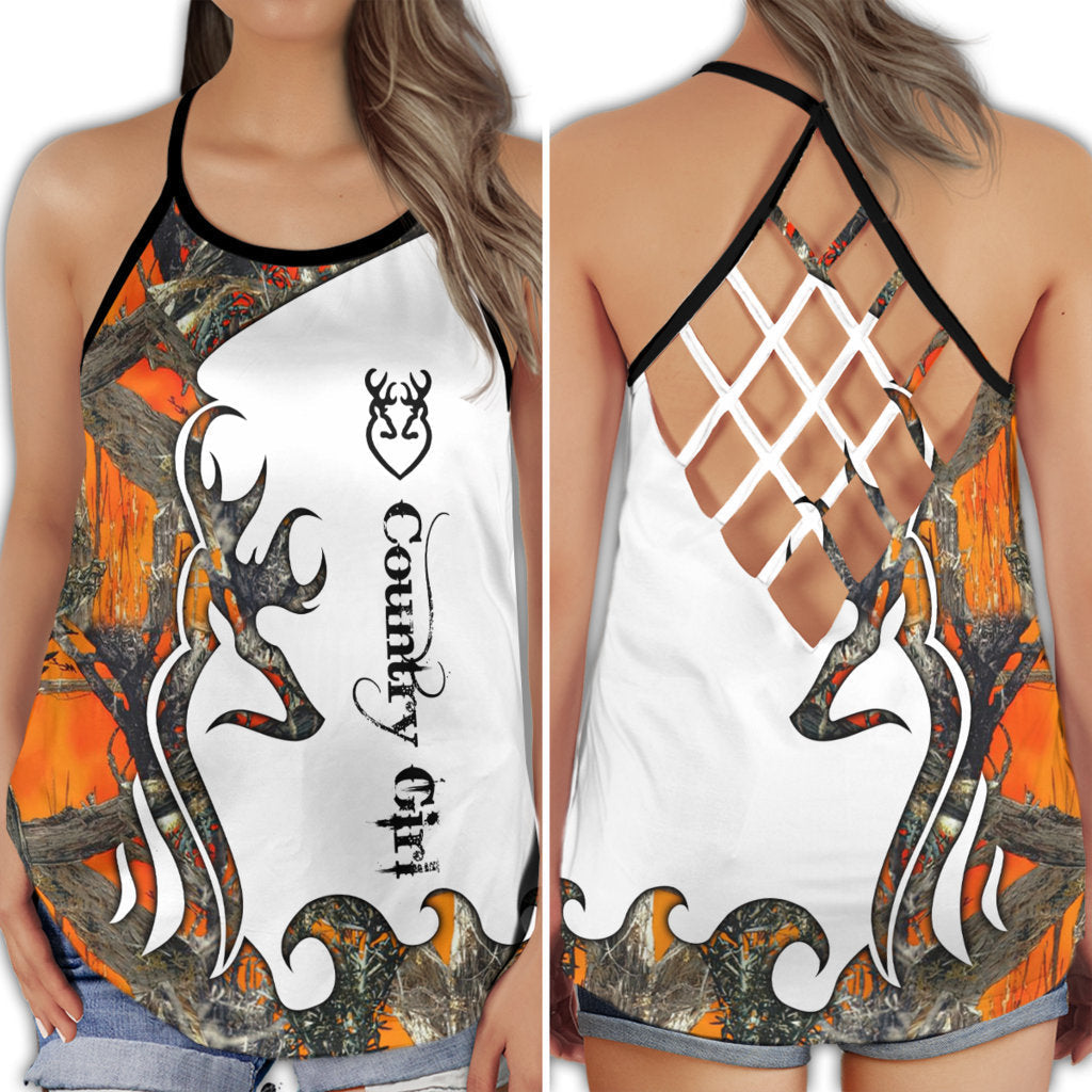 Hunting Lover Country Girl Classic Hollow Tank Top For Yoga Workouts And Casual Wear
