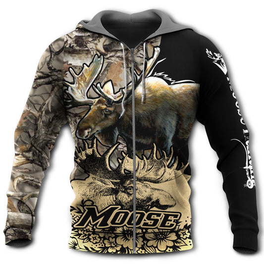 Colorful Hunting Moose Legend Hoodie For Hunting Enthusiasts Daily Wear And Weekend Adventures