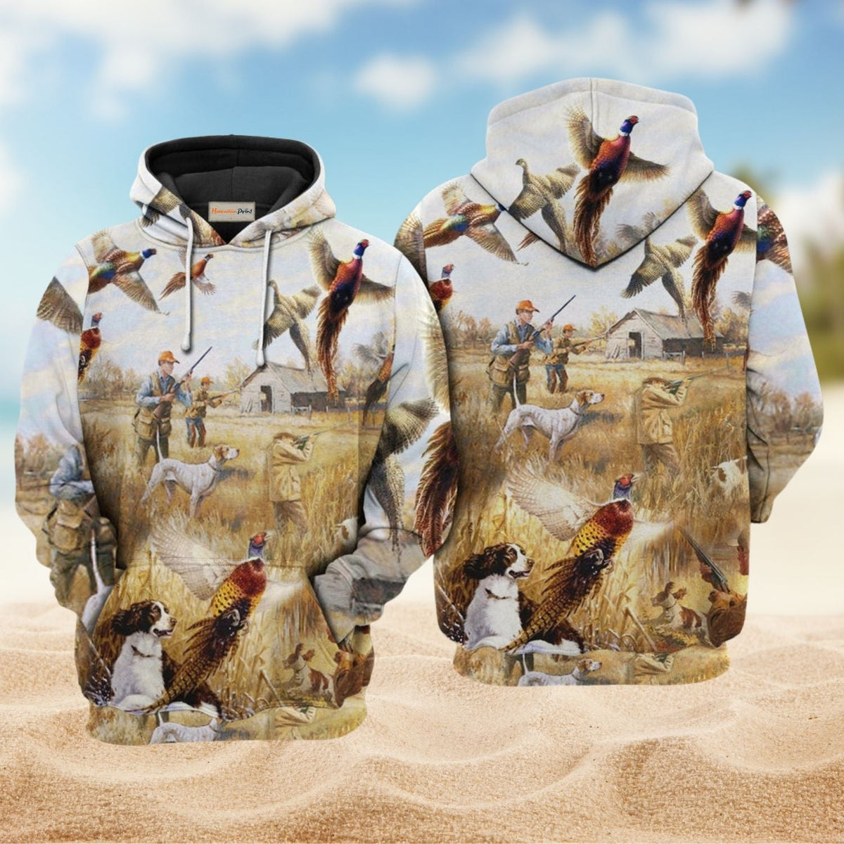 Hunting Pheasant Outdoor Hoodie For Hunting Enthusiasts Daily Wear And Weekend Adventures