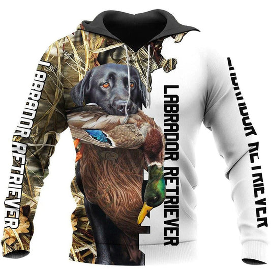 Hunting Labrador Retriever Hoodie For Hunting Enthusiasts Daily Wear And Weekend Adventures