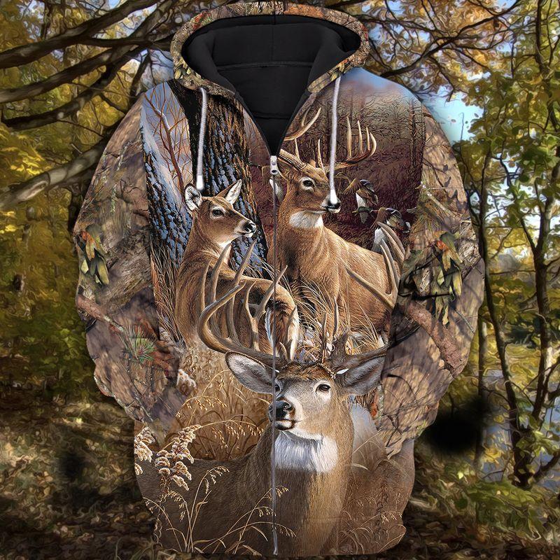 Hunting Deer Autumn Hoodie For Country Lifestyle Trips And Thoughtful Outdoor Gifts
