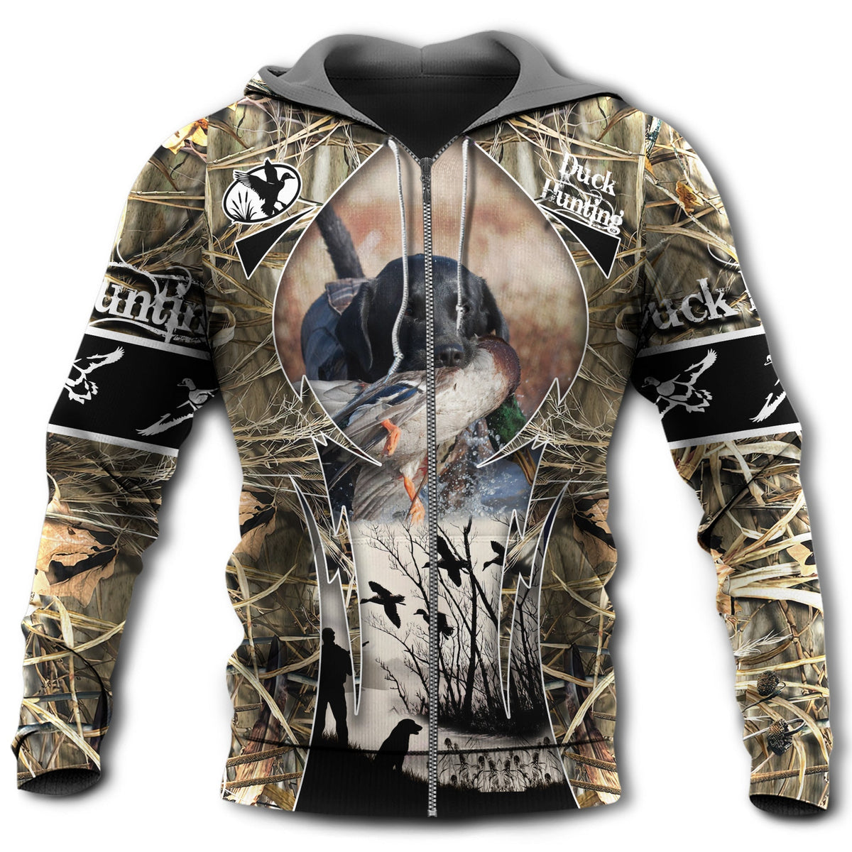 Hunting Duck Outdoor Fun Hoodie For Wildlife Inspired Casual Wear Camping And Travel